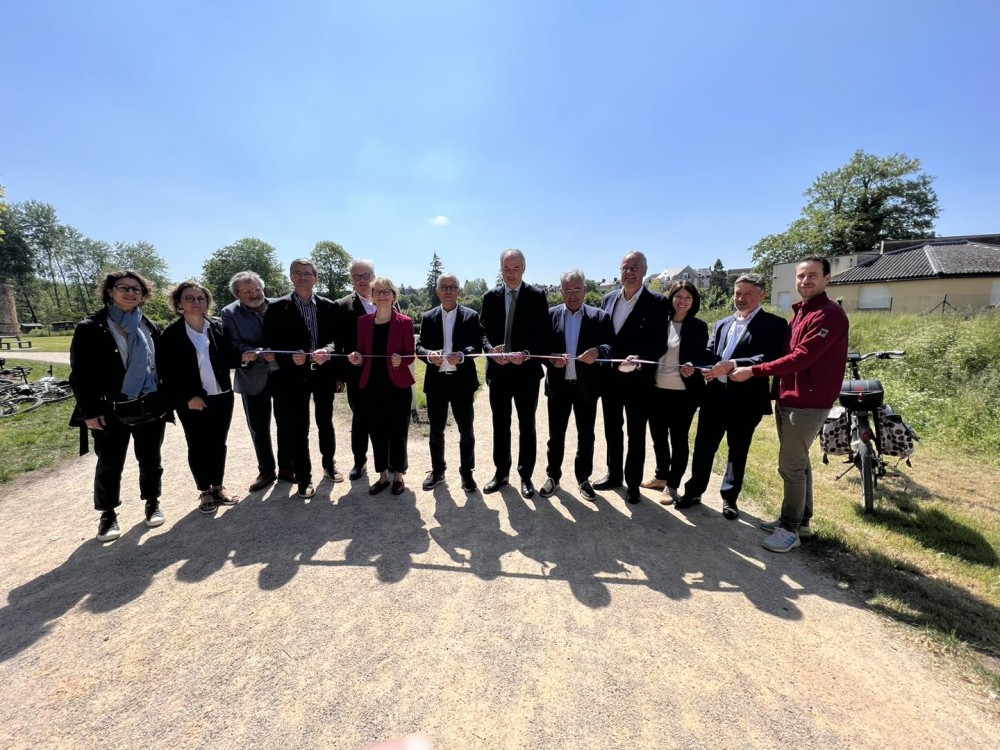 Inauguration 1er tronçon de la voie verte de l'Aigle